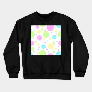 Pastel Neon polka dot summer Crewneck Sweatshirt